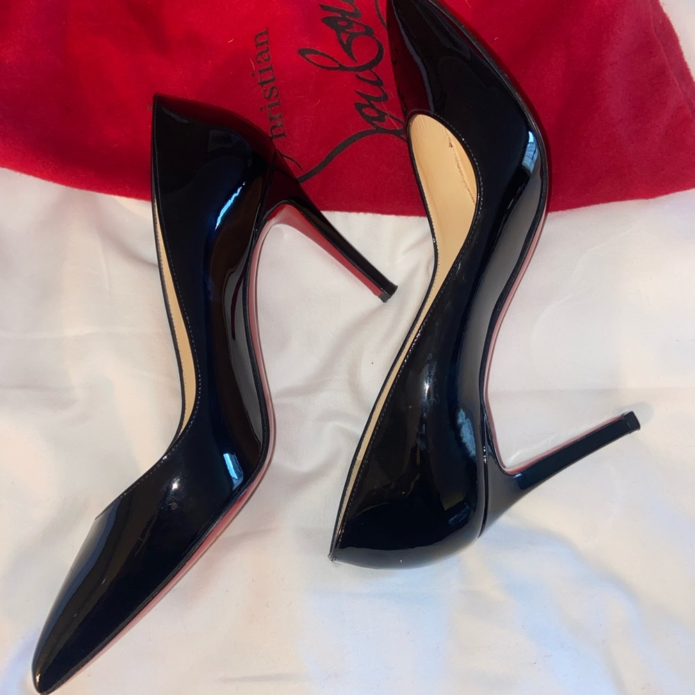 Christian Louboutin Glossy Black Heels
